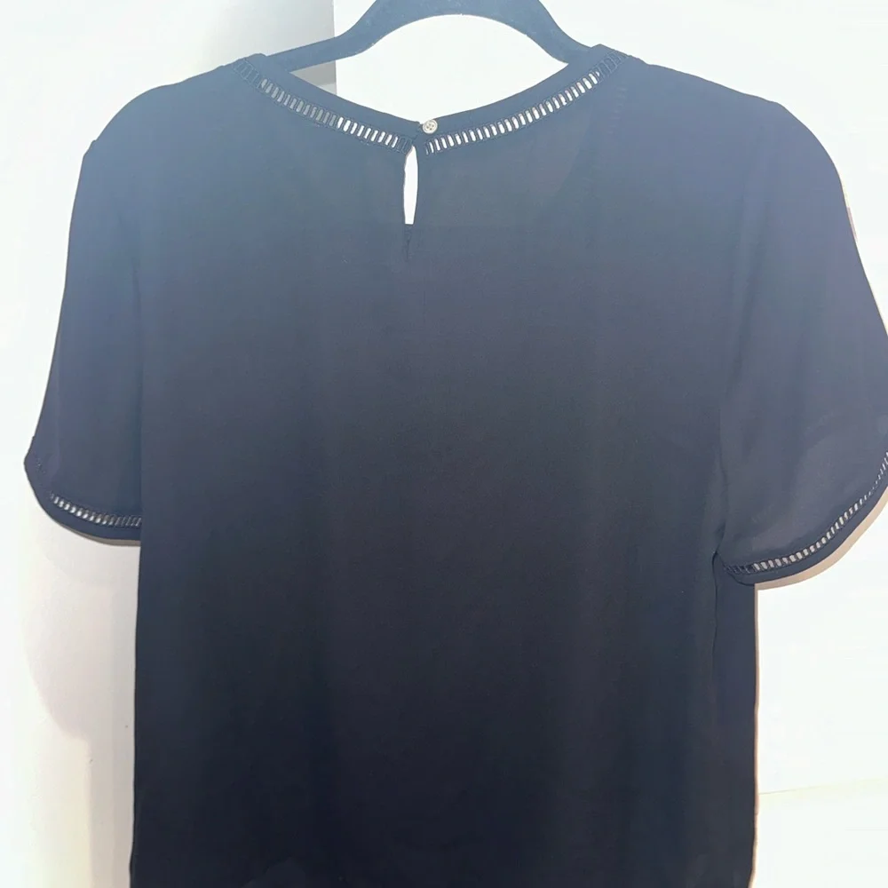 J. Crew Black Blouse